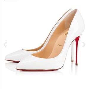 Christian Louboutin Pigalle Follies White Patent